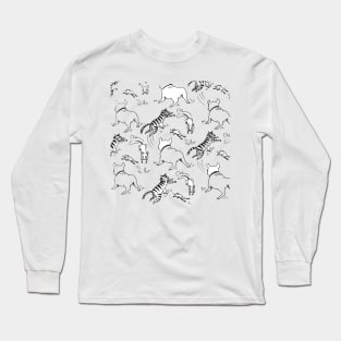 pattern Long Sleeve T-Shirt